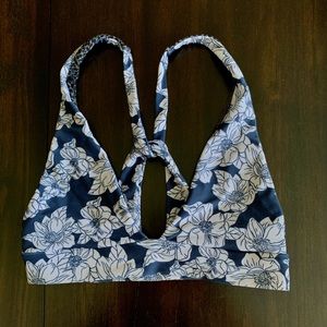 ❌SOLD❌ Acacia Tamarindo Bikini Top in Magnolia Blue - S